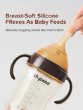 Load image into Gallery viewer, Thyseed Natural PPSU Baby Bottle | 10oz/300ml (Handle Edition)2-pack