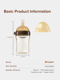 Load image into Gallery viewer, Thyseed PPSU Baby Bottle with Anti-Colic Vent for Natural Feeding 3+