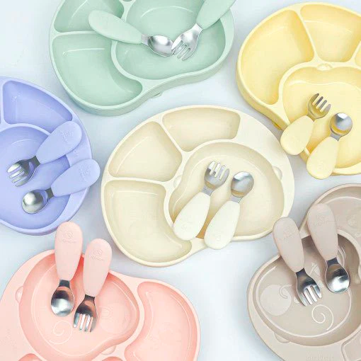 UBMOM  Stainless Spoon Fork Case Set (multi color choices)