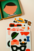 Load image into Gallery viewer, PETIT COLLAGE Funny Faces Magnetic Play Set 16.5X16.5X2.5CM