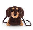 Load image into Gallery viewer, JELLYCAT OTTO SAUSAGE DOG BAG