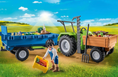 Load image into Gallery viewer, Playmobil Country - Tractor with Trailer