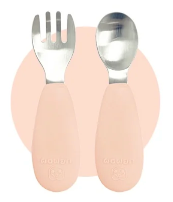 UBMOM  Stainless Spoon Fork Case Set (multi color choices)