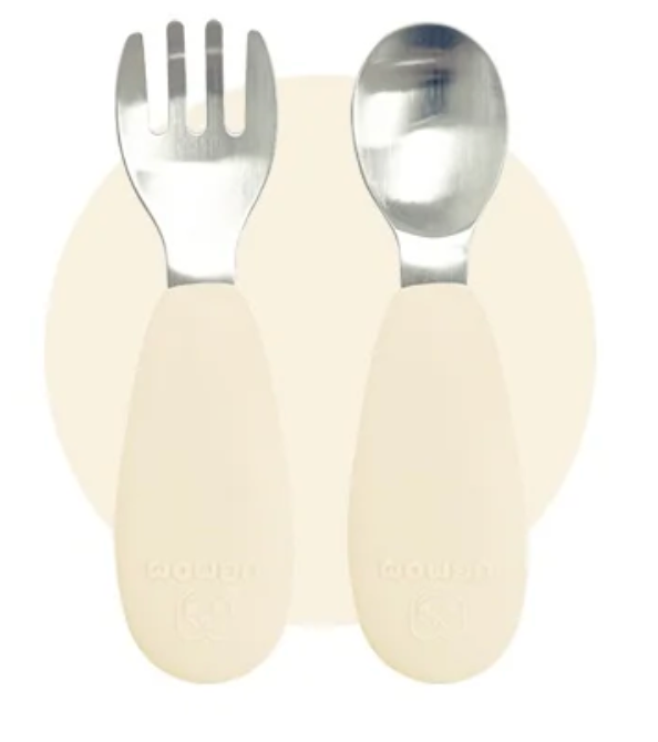 UBMOM  Stainless Spoon Fork Case Set (multi color choices)