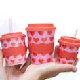 Load image into Gallery viewer, Hearts Babychino Cup 4oz/8oz