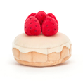 Load image into Gallery viewer, JELLYCAT PRETTY PATISSERIE TARTE AUX FRAISES 9CM