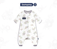 Load image into Gallery viewer, Domiamia Bamboo Short Sleeve Summer Sleep Sack With Feet Double Layer