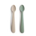Load image into Gallery viewer, Mushie Silicone Feeding Spoons 2-Pack