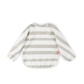 Load image into Gallery viewer, Done by Deer Sleeved Pocket Bib Striped (Blue/Sand)