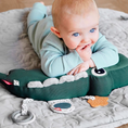 Load image into Gallery viewer, Done by Deer Tummy Time Activity Toy Croco Green