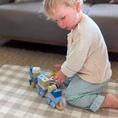 Load image into Gallery viewer, Moover Toys Essentials Block Train Blue