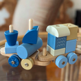 Load image into Gallery viewer, Moover Toys Essentials Block Train Blue