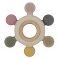 Load image into Gallery viewer, PLAYGROUND Multi-Surface Teething Wheel - Rose