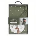 Load image into Gallery viewer, LIVING TEXTILES HELLO WORLD GIFT SET - OLIVE SPOTS