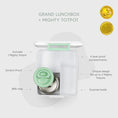 Load image into Gallery viewer, Citron Grand Lunch Box 4Compartments Dino white