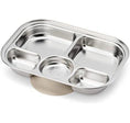 Load image into Gallery viewer, Grosmimi Stainless SUS304 Baby Food Tray with Lid + Silicone Suction