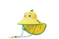 Load image into Gallery viewer, Lemonkids hat-sunhat-Yellow- Surf Dinosaur (Size M)