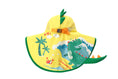 Load image into Gallery viewer, Lemonkids hat-sunhat-Yellow- Surf Dinosaur (Size L)