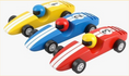 Load image into Gallery viewer, Wooden Racing Toy Car Pin Toy