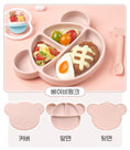 Load image into Gallery viewer, Bear Silicone Suction Food Plate with Silicone Lid S