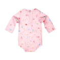 Load image into Gallery viewer, TOSHI SWIM BABY ONESIE LONG SLEEVE CLASSIC CORAL