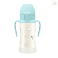 Load image into Gallery viewer, Grosmimi Stainless Straw Cup 200ml/300ml 6M+ Sky Ballon