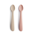 Load image into Gallery viewer, MUSHIE Silicone Feeding Spoons 2-Pack