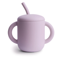 Load image into Gallery viewer, MUSHIE Silicone Training Cup + Straw
