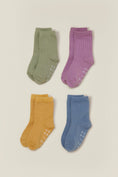 Load image into Gallery viewer, Konny Easy-fit Basic Socks 4 Color Set (1-6Y)