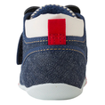 Load image into Gallery viewer, MIKI HOUSE Black Bear First Shoes Denim