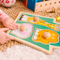 Load image into Gallery viewer, Melissa & Doug Jungle Friends Jumbo Knob Puzzle - 3 Pieces