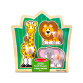 Load image into Gallery viewer, Melissa & Doug Jungle Friends Jumbo Knob Puzzle - 3 Pieces