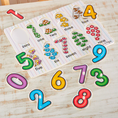 Load image into Gallery viewer, Melissa & Doug Lift & See Numbers Peg Puzzle - 10 Pieces