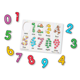 Load image into Gallery viewer, Melissa & Doug Lift & See Numbers Peg Puzzle - 10 Pieces