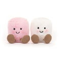 Load image into Gallery viewer, Jellycat Amuseable Pink and White Marshmallows
