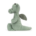 Load image into Gallery viewer, JELLYCAT BASHFUL DRAGON ORIGINAL (MED) GREEN 9X12X31CM