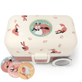 Load image into Gallery viewer, Monbento Tresor Graphic Kids's Bento Box- Cinnamon Fox