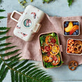 Load image into Gallery viewer, Monbento Tresor Graphic Kids's Bento Box- Cinnamon Fox