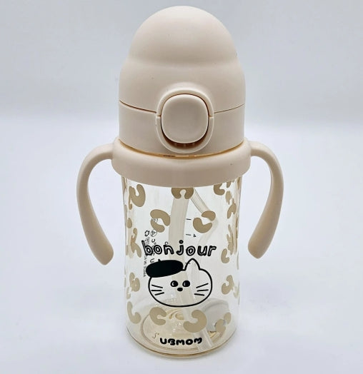 UBMOM  BONJOUR CAT PPSU STRAW CUP 200ML /280ml