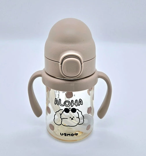 UBMOM ALOHA DOG PPSU STRAW CUP 200ML/280ML
