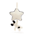 Load image into Gallery viewer, Jellycat Bashful Black & Cream Puppy Musical Pull 6x20x30cm