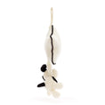 Load image into Gallery viewer, Jellycat Bashful Black & Cream Puppy Musical Pull 6x20x30cm