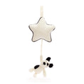 Load image into Gallery viewer, Jellycat Bashful Black & Cream Puppy Musical Pull 6x20x30cm