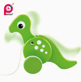 Load image into Gallery viewer, Pin Toy T-Rex Pull Along(Small Size)(12M+)