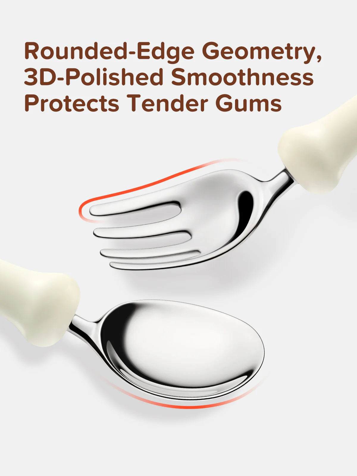 Thyseed 3D Stainless Steel Flatware Set