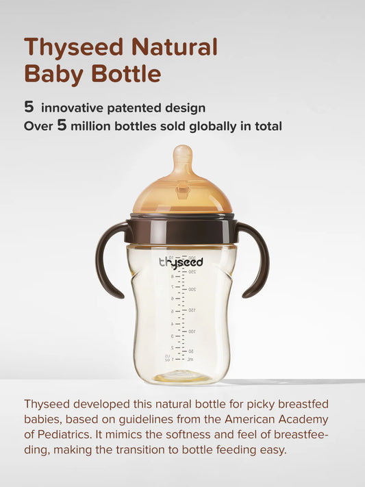 Thyseed PPSU Baby Bottle 2-Pack (Handle Version) 300ml