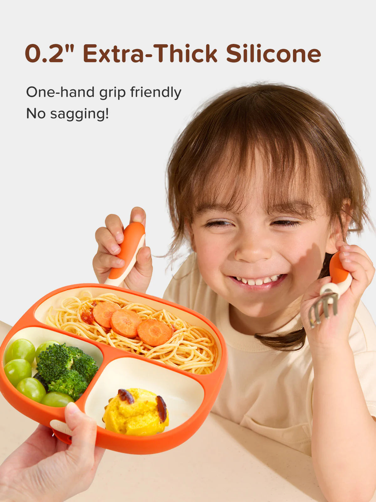 Thyseed Liquid Silicone Baby Feeding Plate