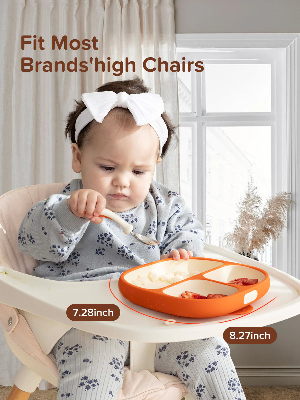 Thyseed Liquid Silicone Baby Feeding Plate