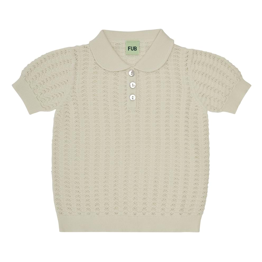 FUB Pointelle Polo 3-4Y