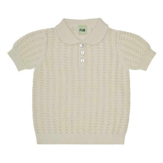 FUB Pointelle Polo 3-4Y